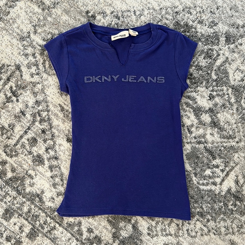 Vintage DKNY beaded top